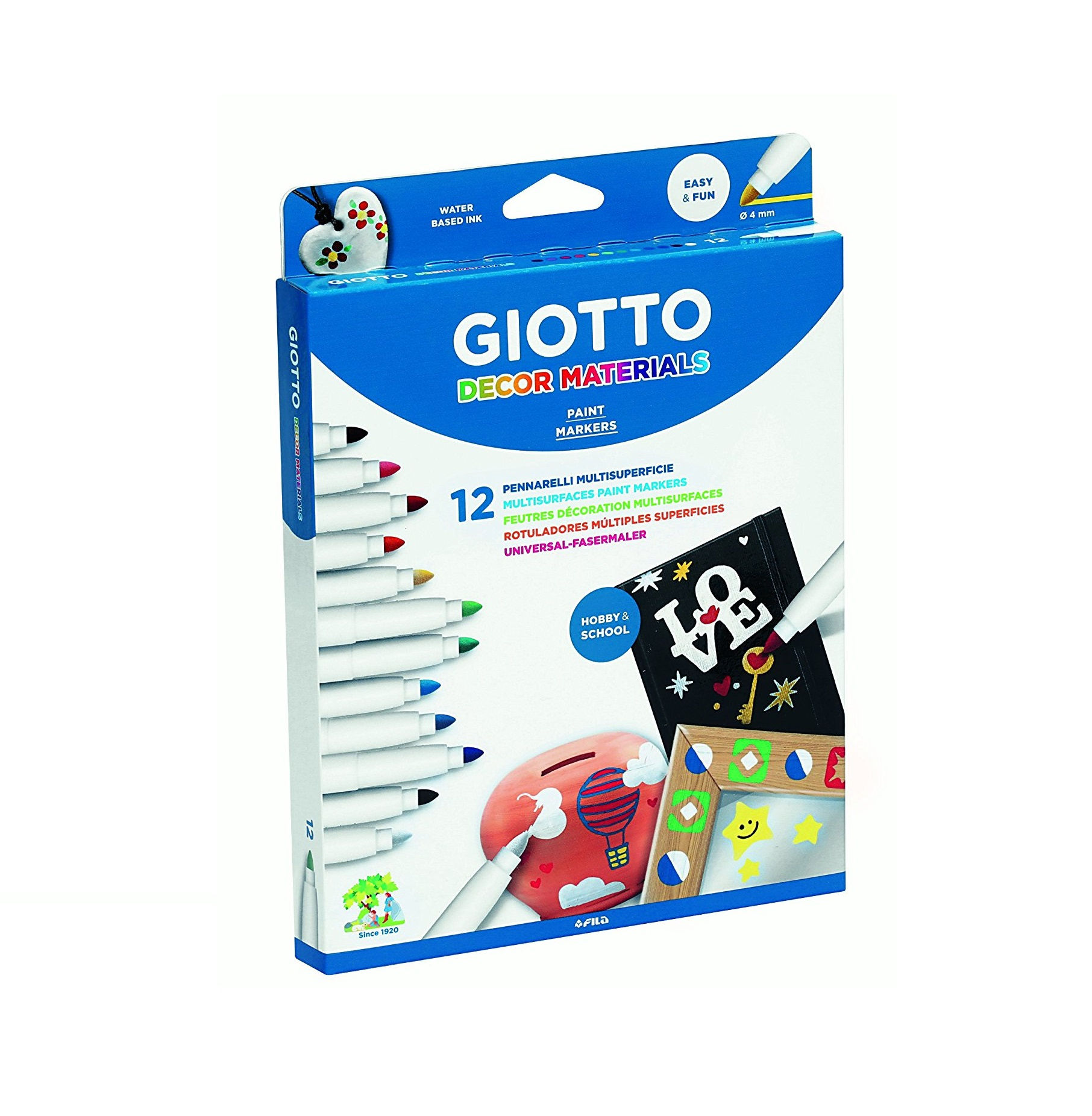 מארז טושים ג'יוטו לכל סוגי המשטחים