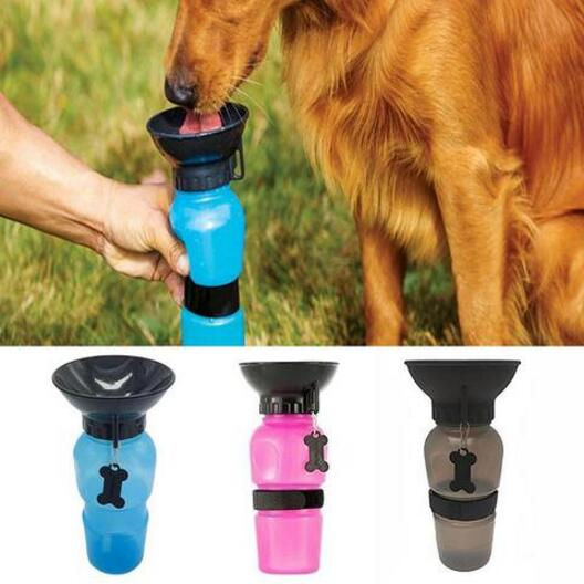 Thumbnail: Portable Pet Water Bottle with Press Button Design