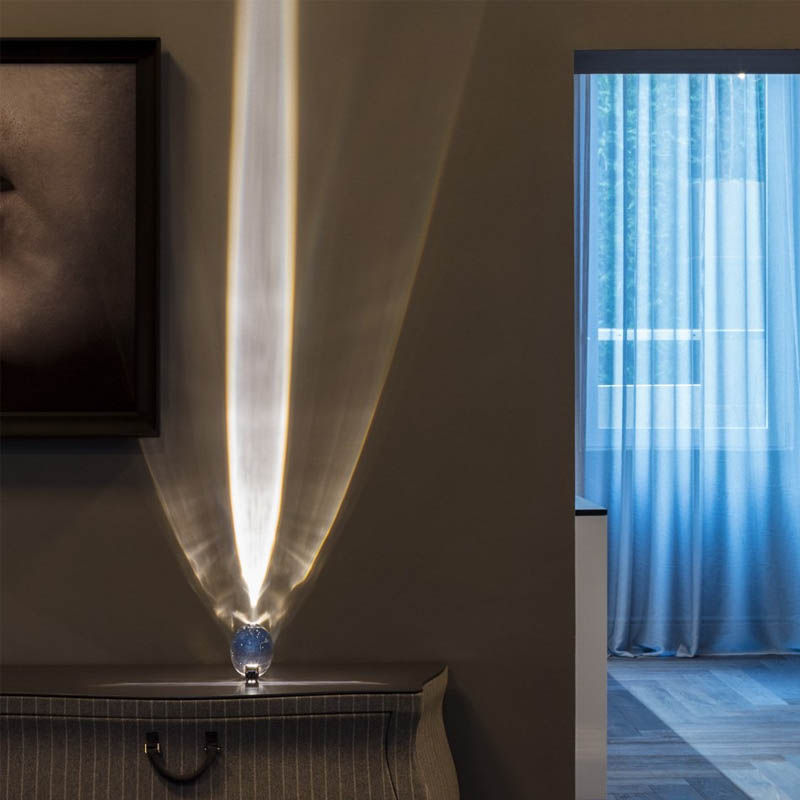 Thumbnail: Italian Designer LED Crystal Table Lamp for Bedroom Decor