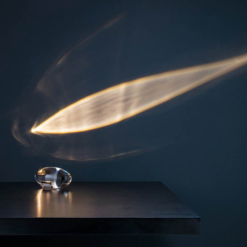 Thumbnail: Italian Designer LED Crystal Table Lamp for Bedroom Decor