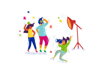 Virtual photo booth