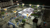 The 2024 "Yunnan 3×3 Super League" (Mohan Station) Successfully Concludes at the China-Laos Border.  2024“云南3×3超级联赛”（磨憨站）在中老边境圆满落幕