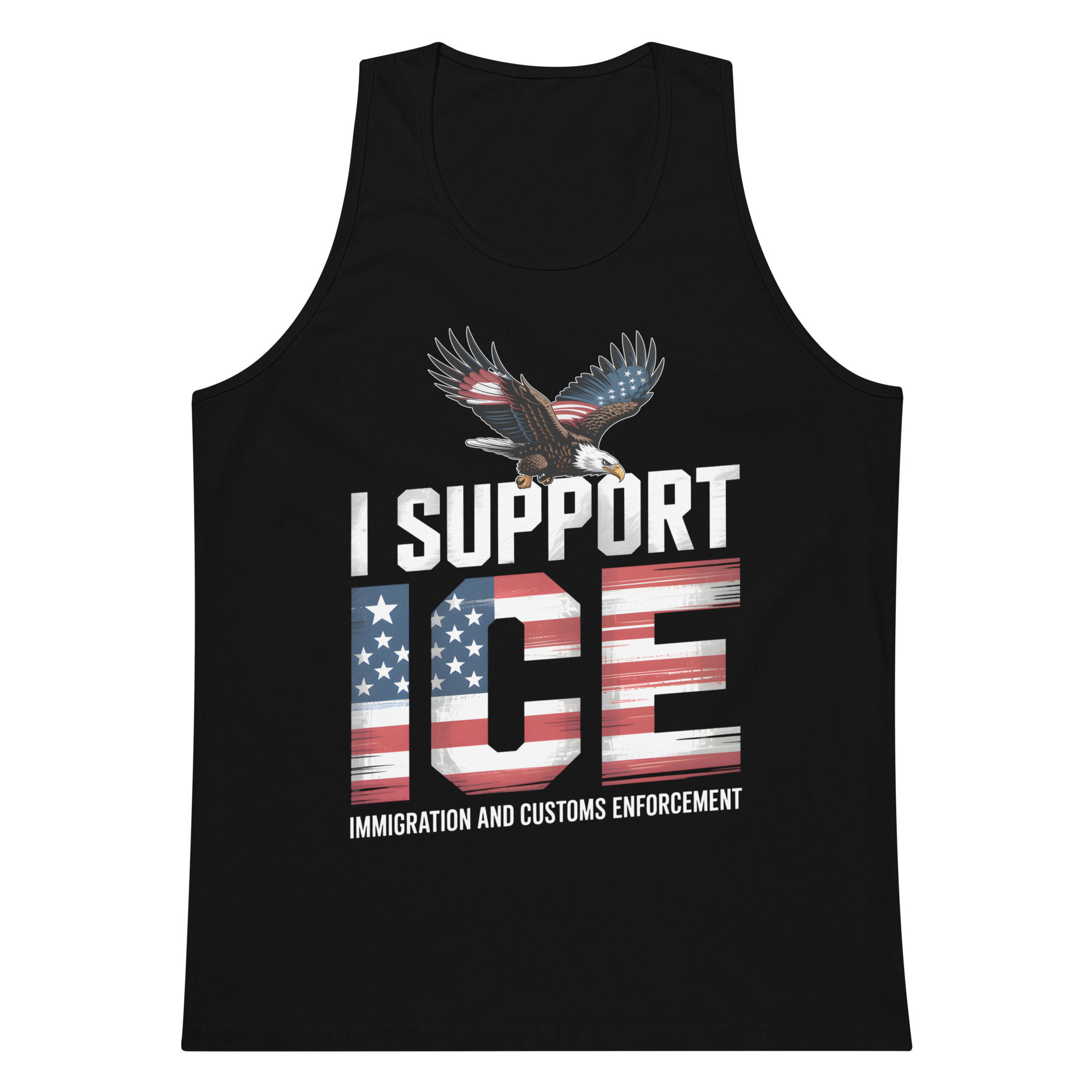 I Support ICE - Men’s premium tank top