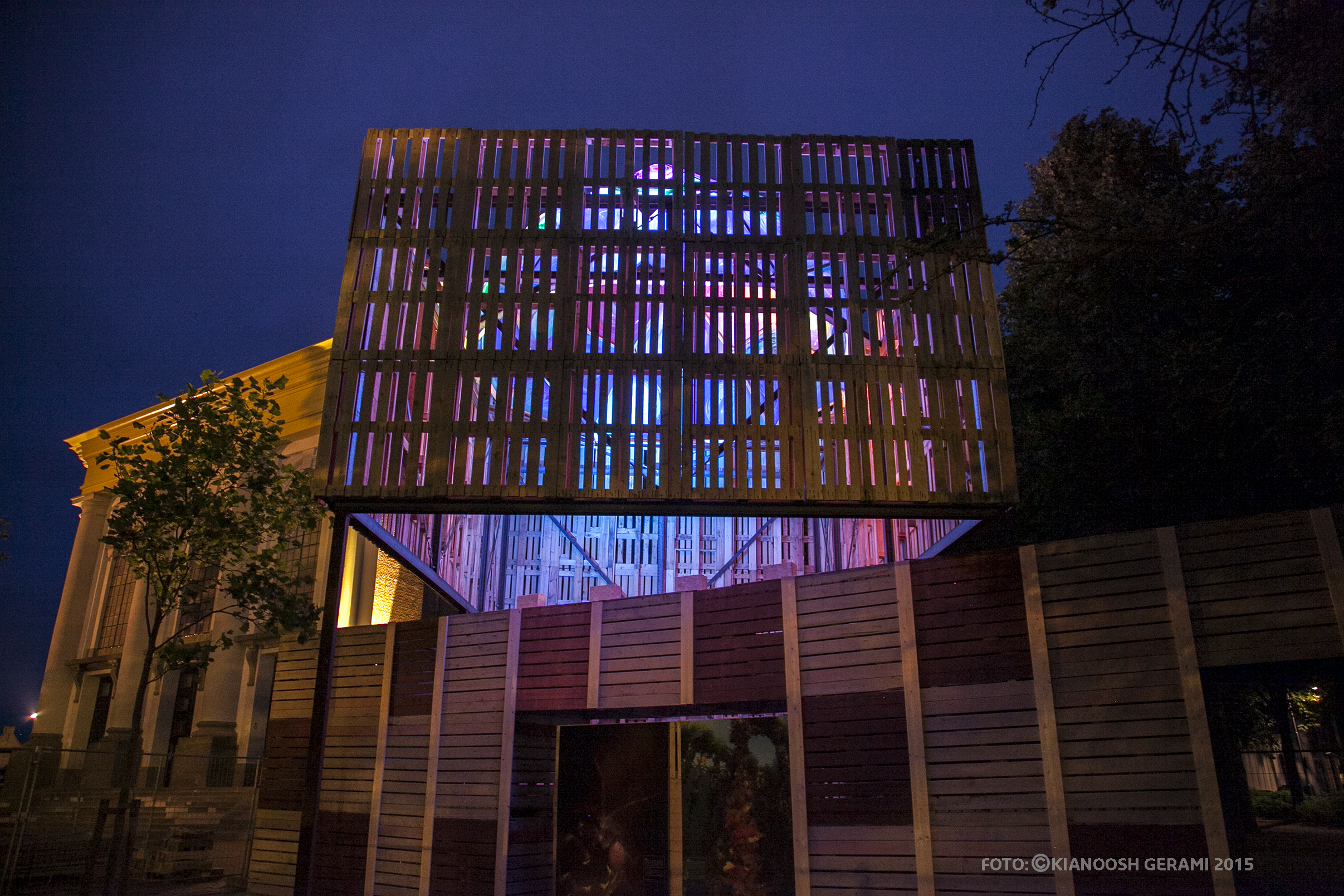 Our project by night