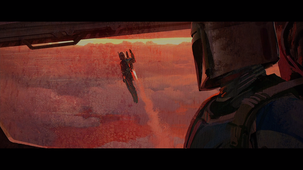The Mandalorian Chapter 3 - End Credit Artwork