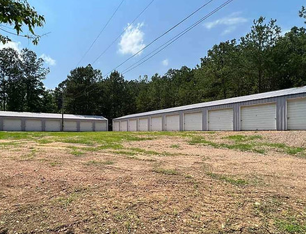 Drive-up storage units at Springbank Storage in New Hope, AR