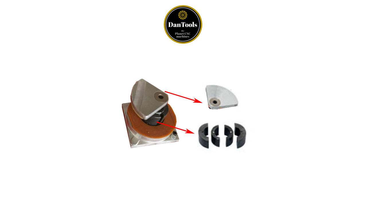 KIT anelli distanziali e piatto a goccia per pistoni di bloccaggio