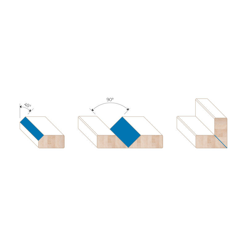 Miniatura: V CUT 1 VGROOVE 90° FOLDING E SMUSSI A 45° Z2
