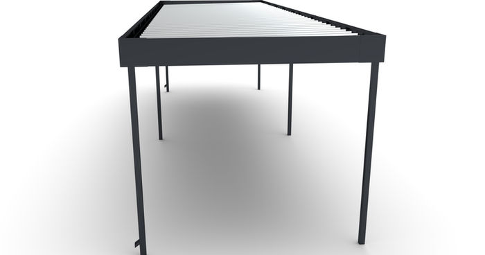 Velo novietne ar jumtu