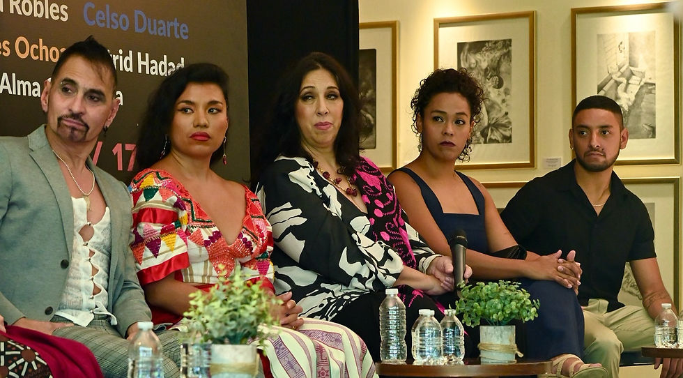 Conferencia de prensa "Por la Costa Chica" / Fotografía: Víctor Francisco Rodríguez Ventura