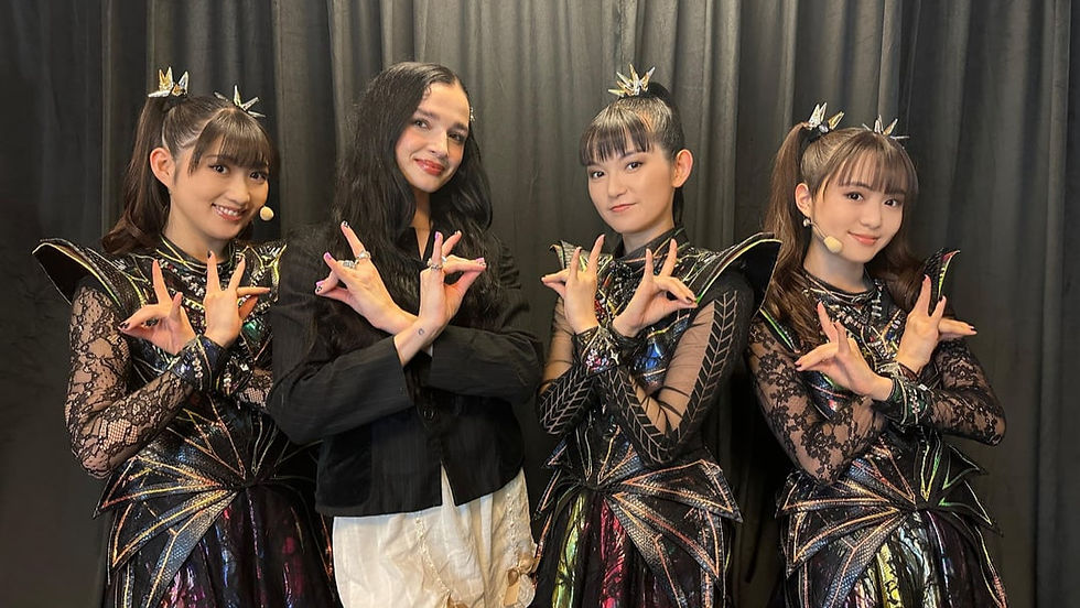 Una reciente colaboración de Poppy fue con BABT METAL interpretando "From me to u"/ Cortesía: BABY METAL