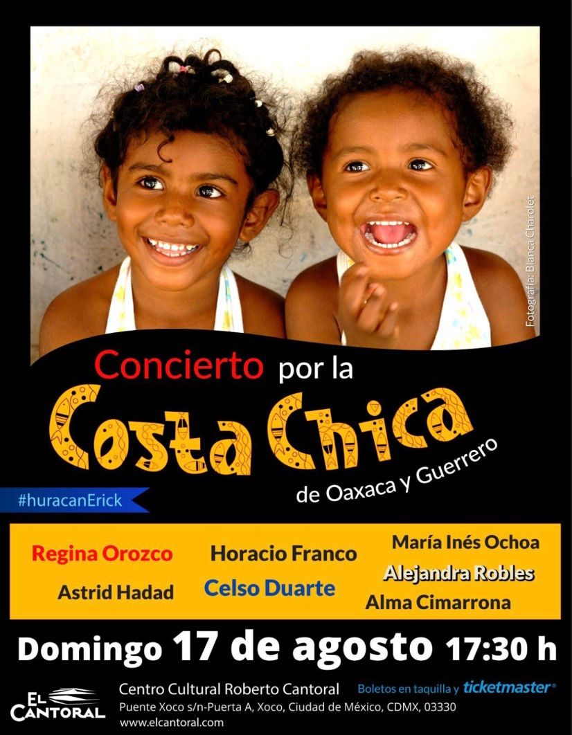 Cartel del evento Concierto "Por la Costa Chica" / Cortesía Ticketmaster