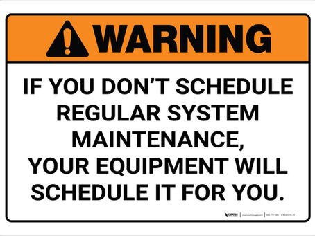 A lot going on...and Maintenance!