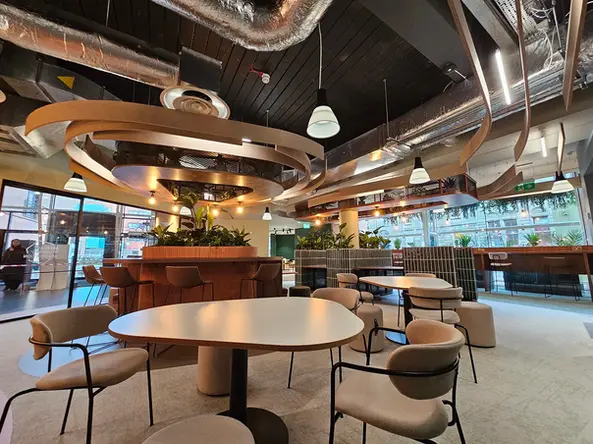 Abertay University student cafe