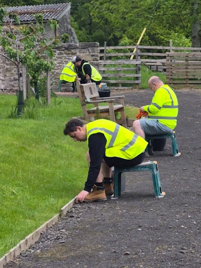 Volunteers at Green Shoots community garden