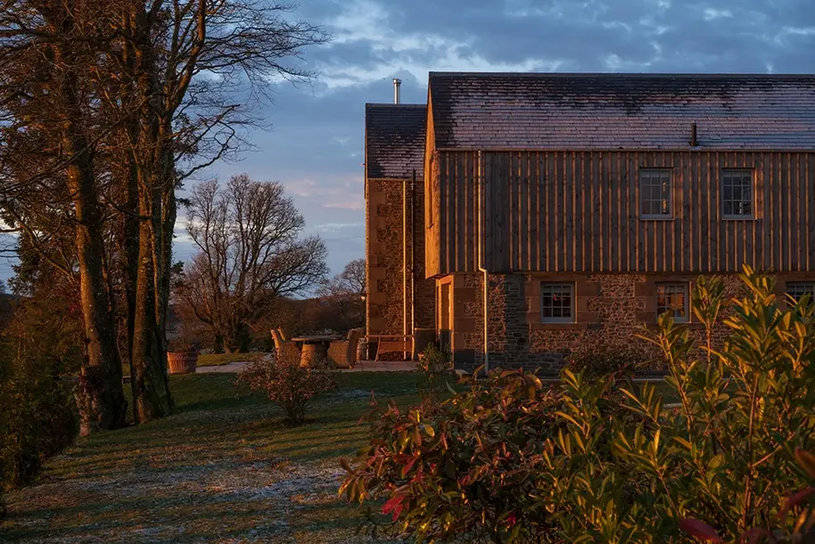 The Old Farmhouse in winter