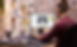 Man looking at computer screen which shows door and windows planning software