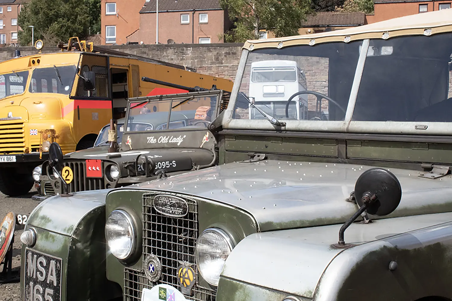 Military vehicles at DMofT