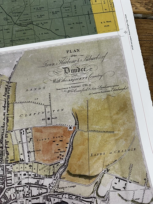 Old map of Dundee