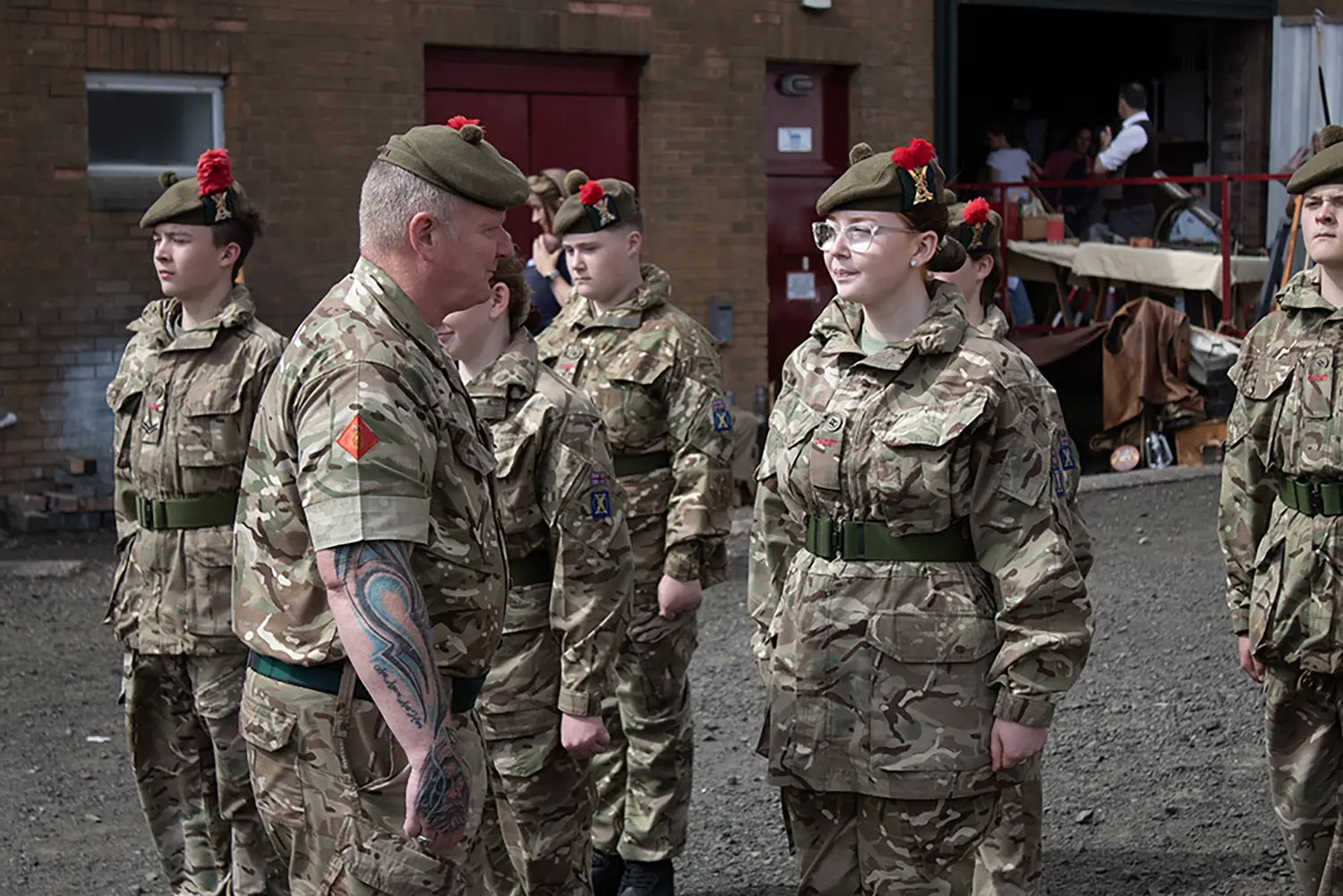 Barry Buddon Cadets foot drill