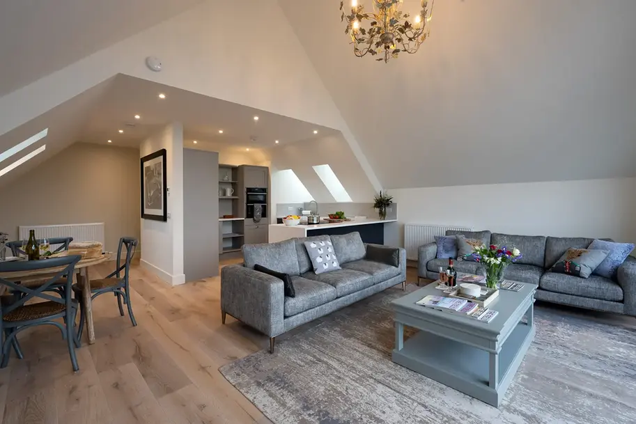 Capercaillie Cottage living room