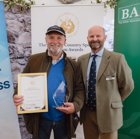 Receiving Scottish Country Sports Awards