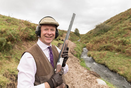 Gun on a shoot at Logiealmond Estate