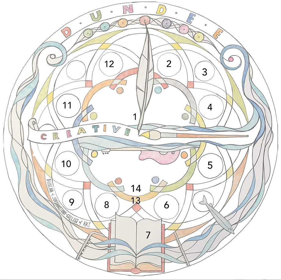 Creative Dundee cartoon