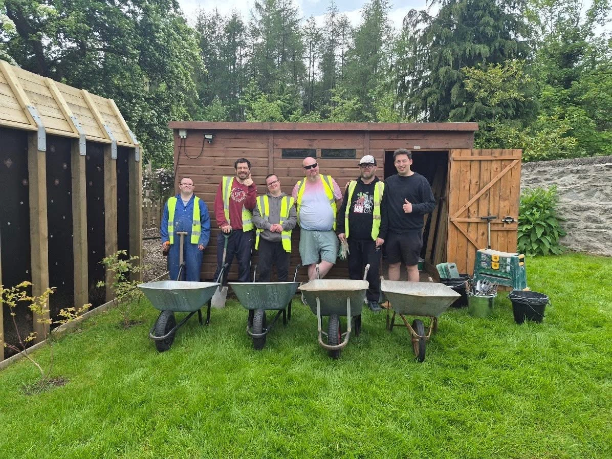 Volunteers at Green Shoots community garden