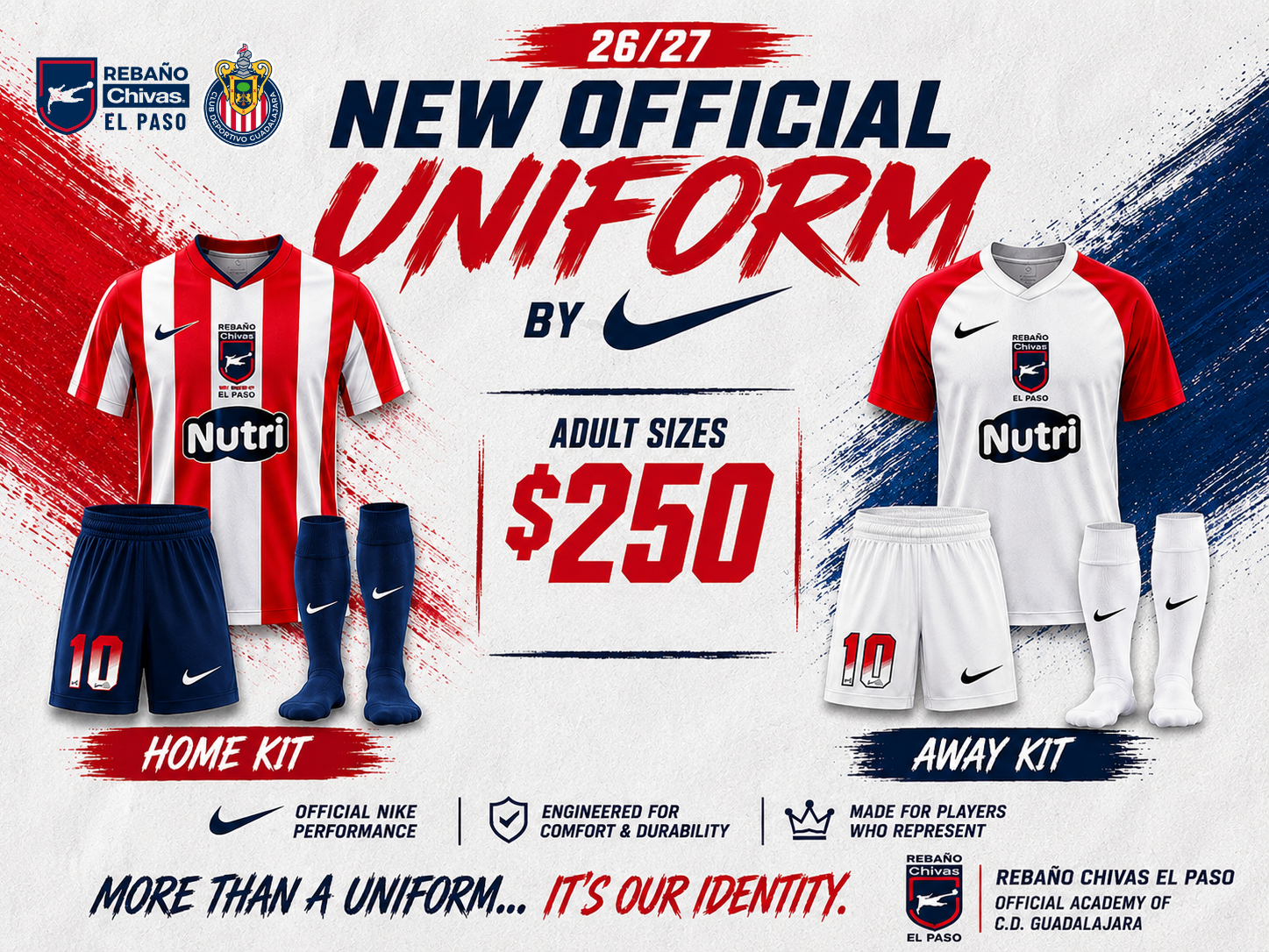 Nike 2026-27 Rebaño Chivas Adult Kit