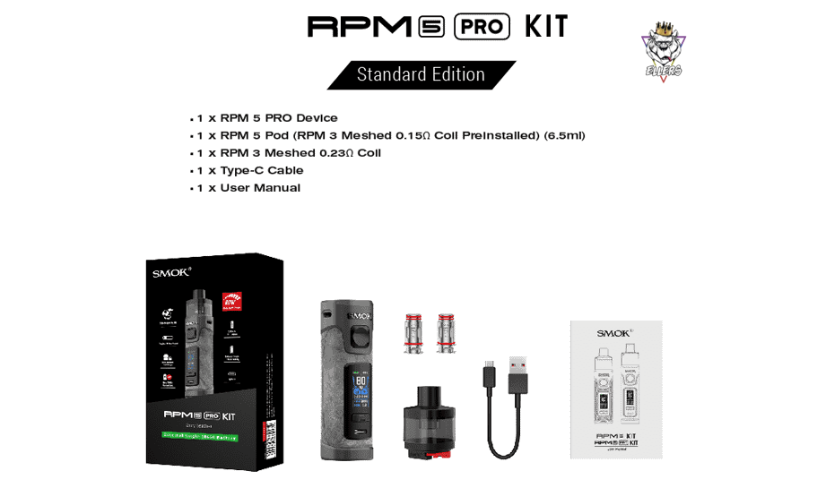 ภาพขนาดย่อ: SMOK RPM 5 Pro Pod Mod kit