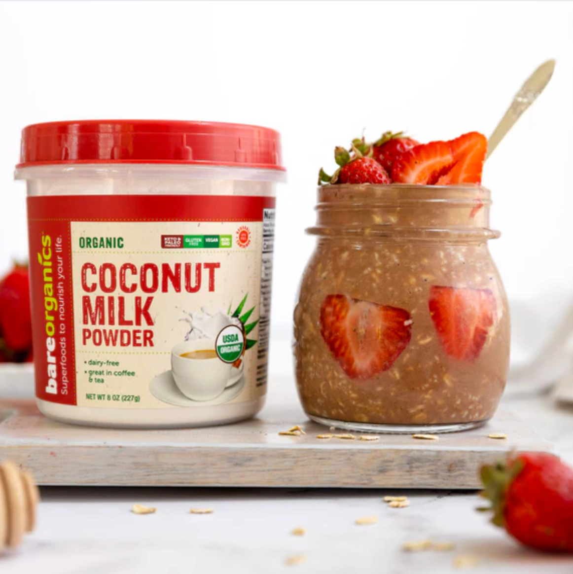 Leche de Coco en Polvo BareOrganics®