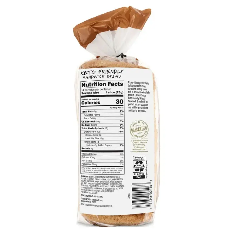 Miniatura: Pan de Barra Sin Carbohidratos Keto Friendly