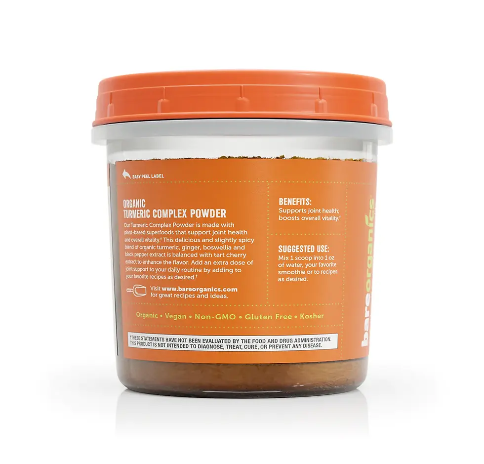 Miniatura: Polvo Complejo de Cúrcuma BareOrganics®