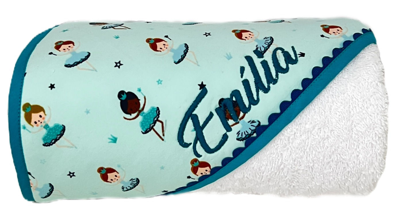Capa de baño bebé e infantil Bailarinas