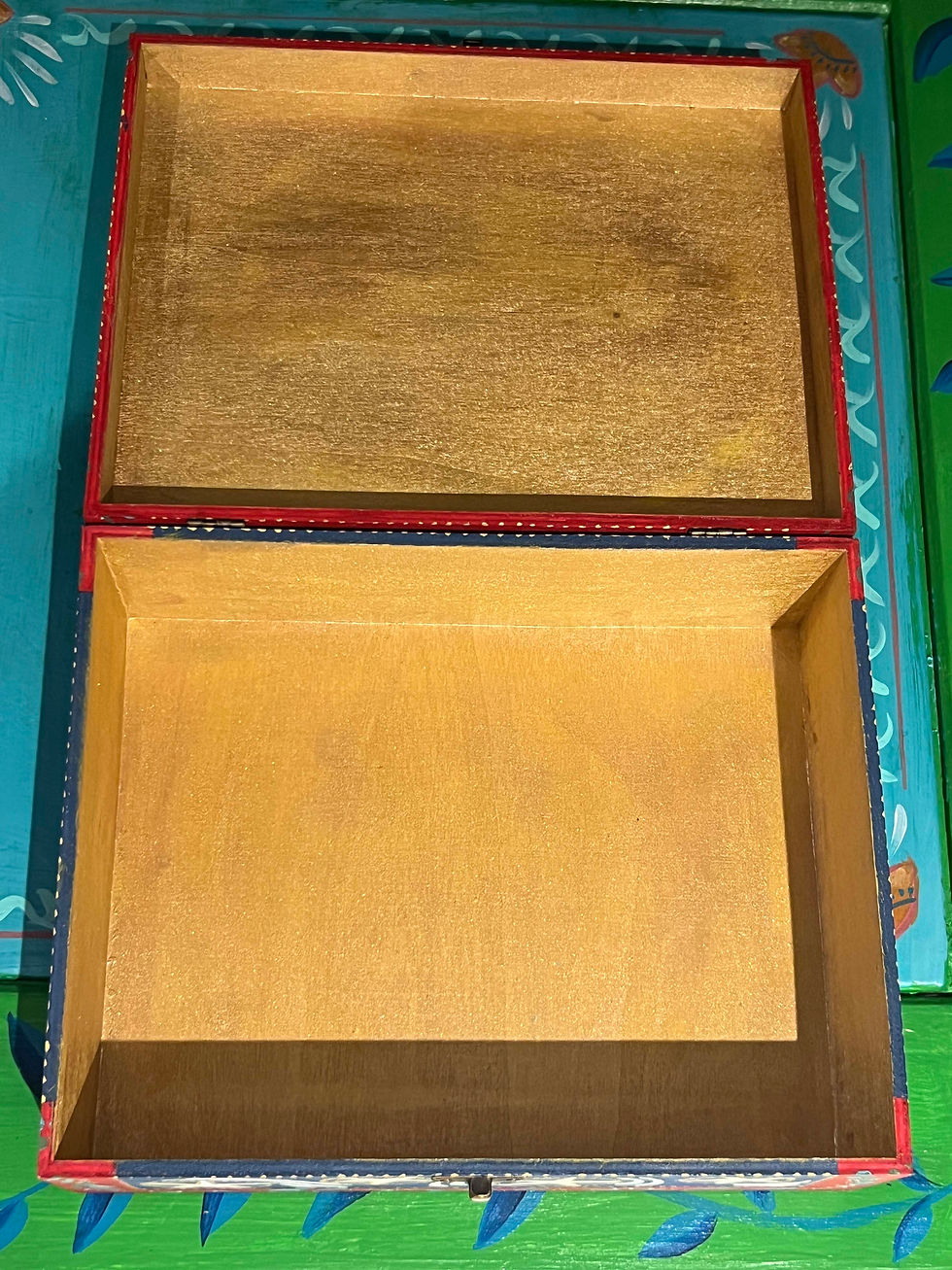 Thumbnail: Midnight Star Folk Art Box