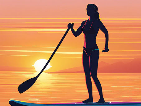 Novice Paddle Boarder Alert!