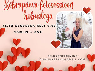Sõbrapäeva puhul hobustega pildistama