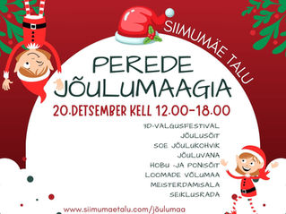 PEREDE JÕULUMAAGIA 20.12