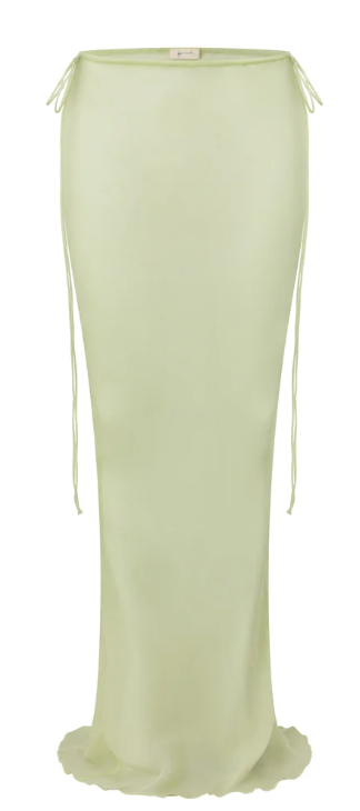 maxi sheer skirt - rat and boa dupe
