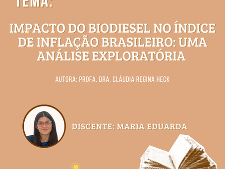 Impacto do biodiesel no Índice de Inflação brasileiro: uma análise exploratória 