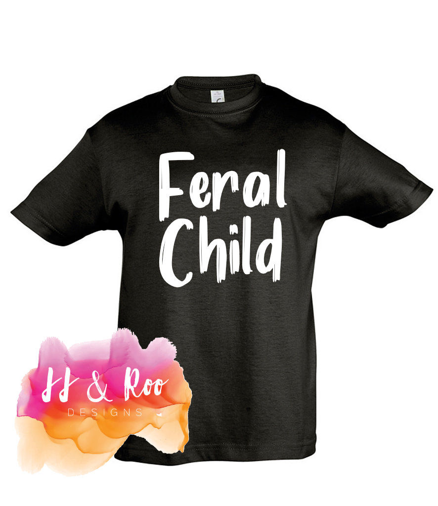 Thumbnail: Feral Child Funny Children's T-Shirt