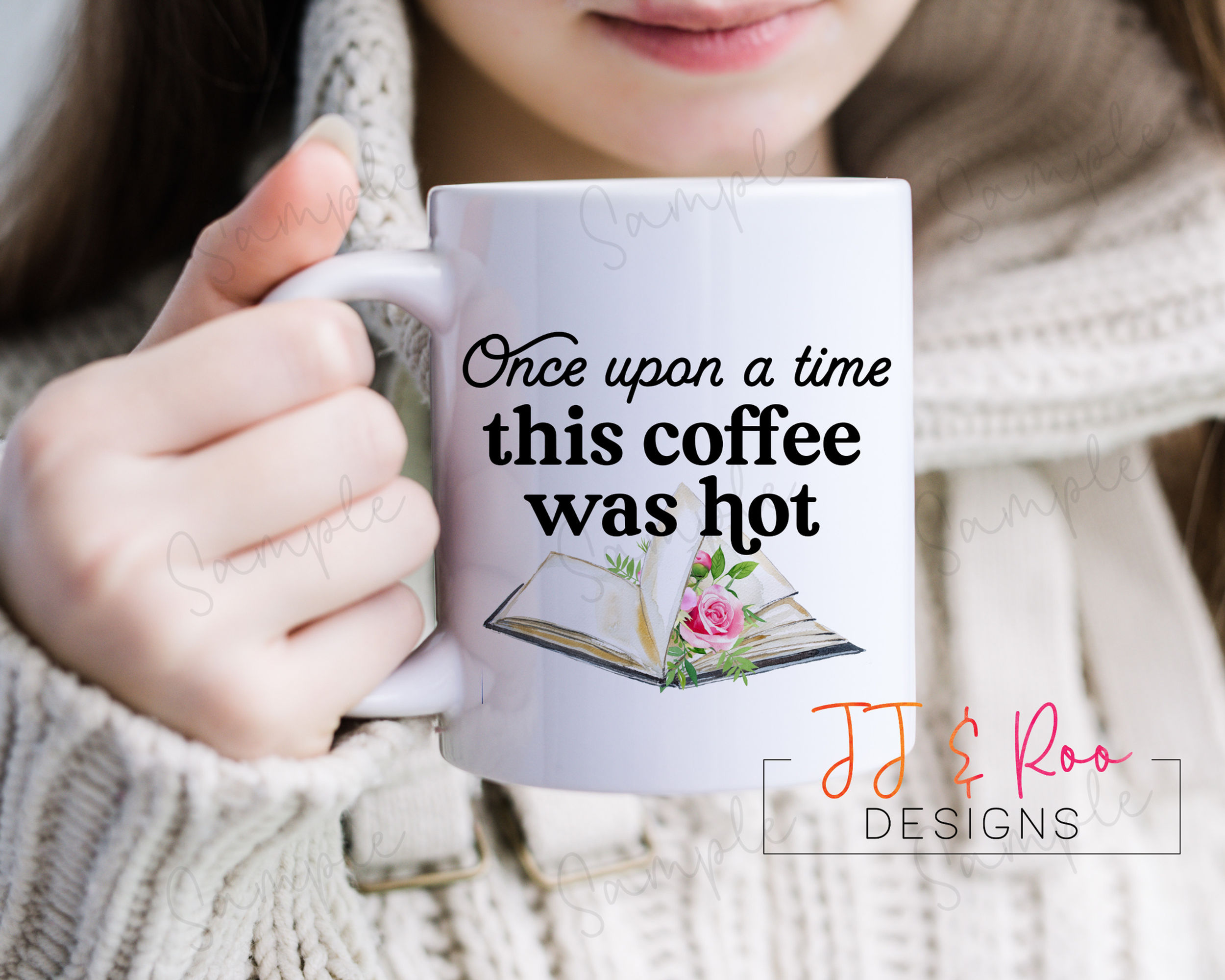 Funny Mum Coffee Mug | Once Upon A Time This Coffee Was Hot