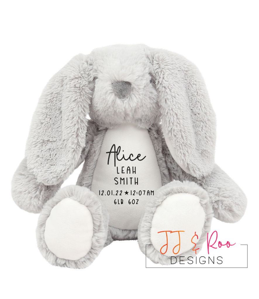 Thumbnail: Personalised Bunny Soft Toy | New Baby Gift | Easter Gift