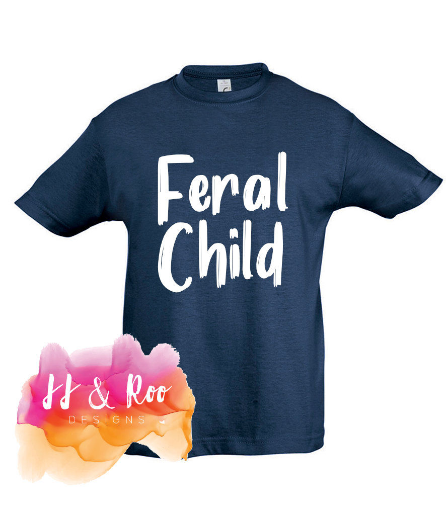 Thumbnail: Feral Child Funny Children's T-Shirt
