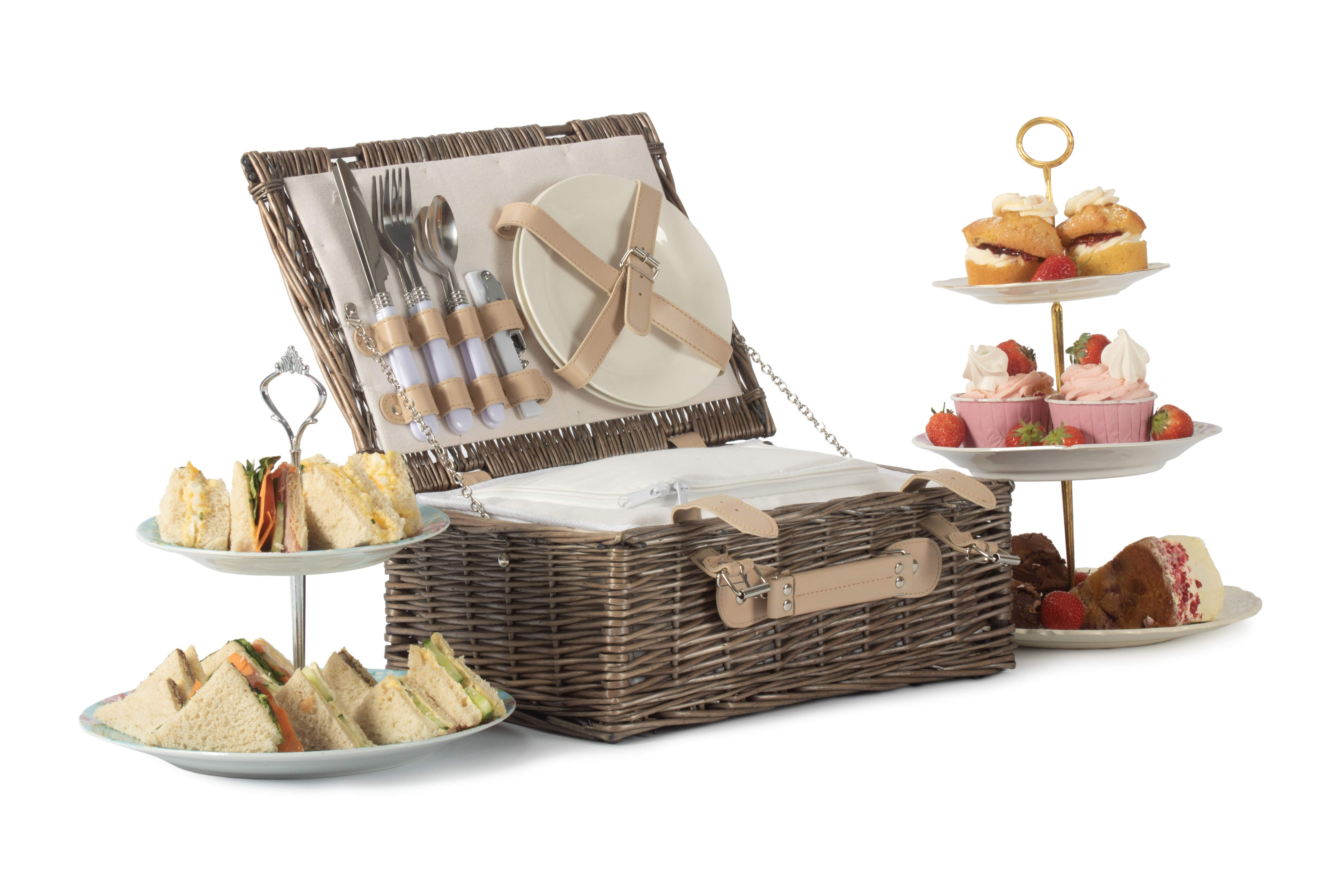 14 inch Fitted Chill Willow Picnic Hamper