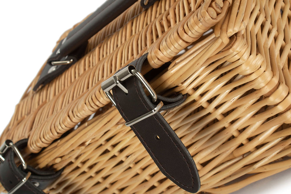 Thumbnail: 10" Wicker Hamper - Empty Willow Hamper Basket