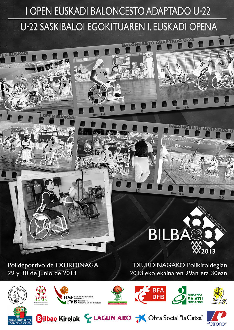 Cartel Baloncesto Adaptado U-22