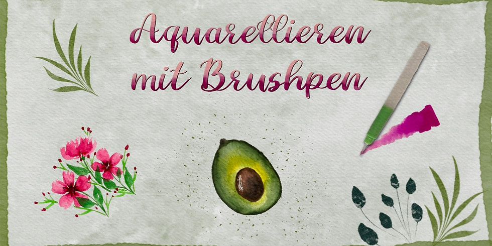 Aquarellieren mit Brushpen