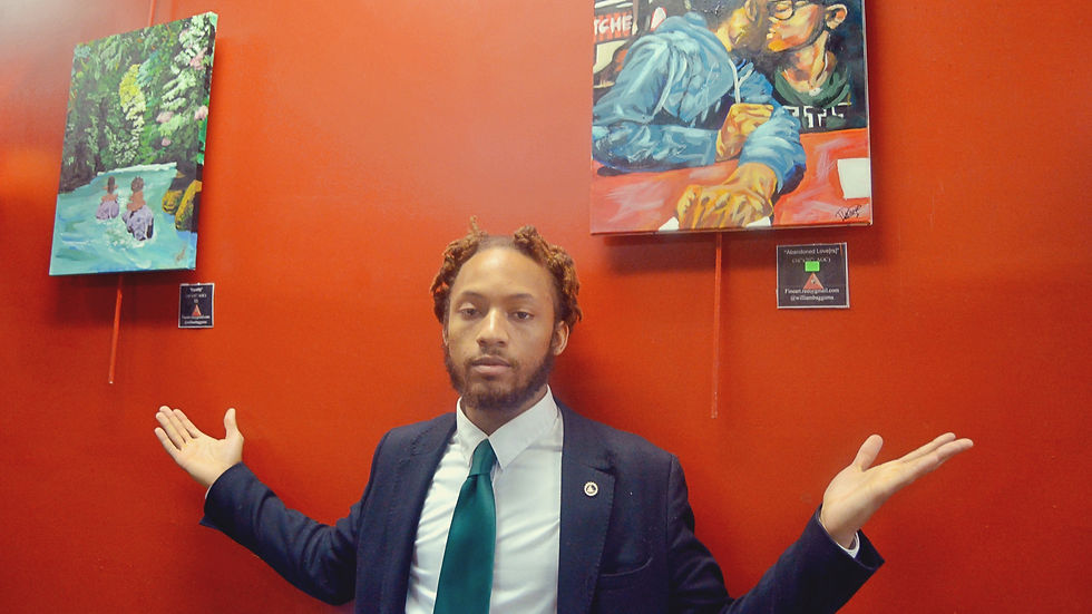 Red, Artist and Philosopher, Newark,